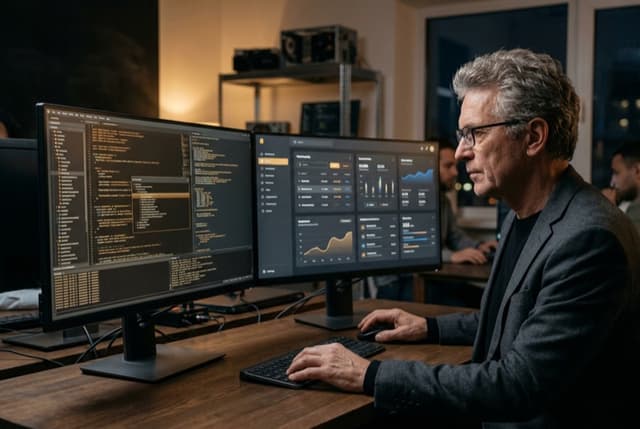 Legacy software interface transitioning to a modern application layout